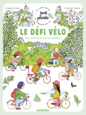 cover image of Vert Planète--Le défi vélo